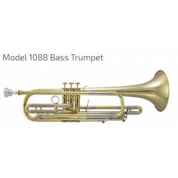 KÈN INSTRUMENTS - TRUMPETS-Model 1088 Bass Trumpet
